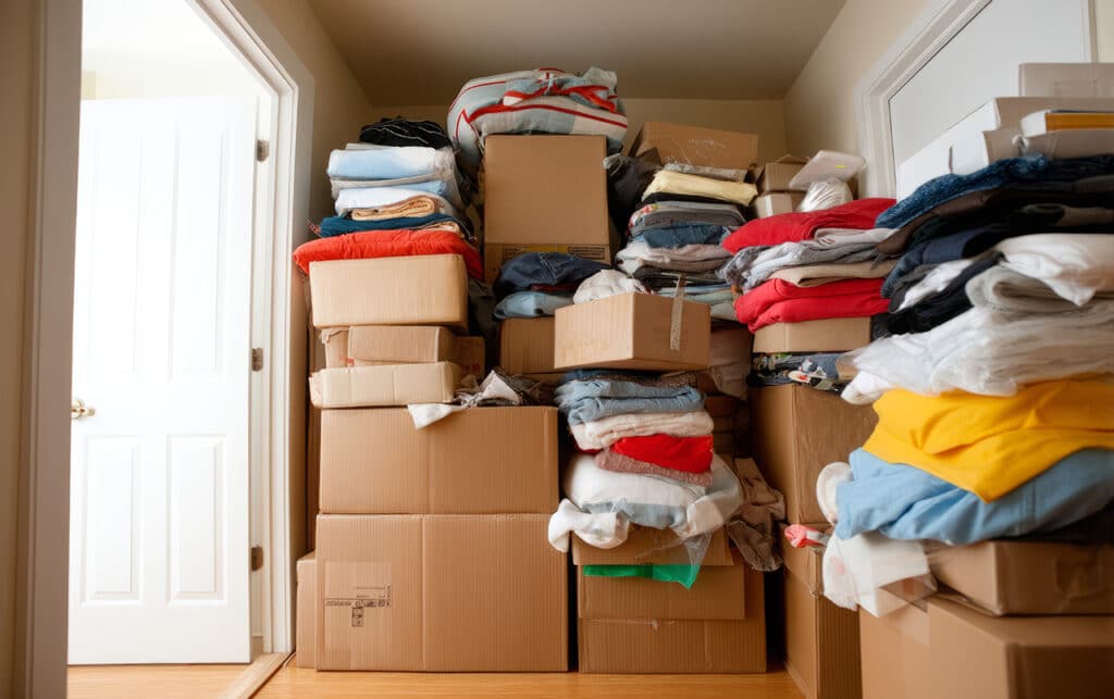 Family moving house using secure self storage containers in Portsmouth